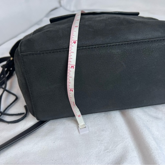 REBECCA MINKOFF Mini Avery Black SuedeTote EUC - Picture 12 of 15